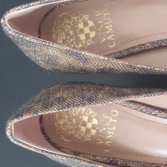 Women's glitter leopard platform heel - Picture 2 of 7